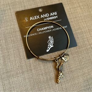 Alex and Ani Champion Gold Bangle